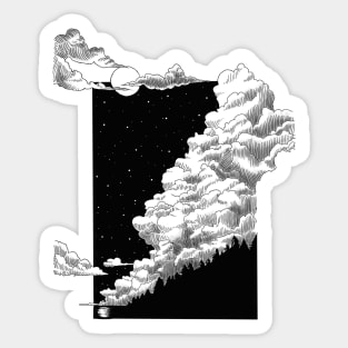 Night Clouds Sticker